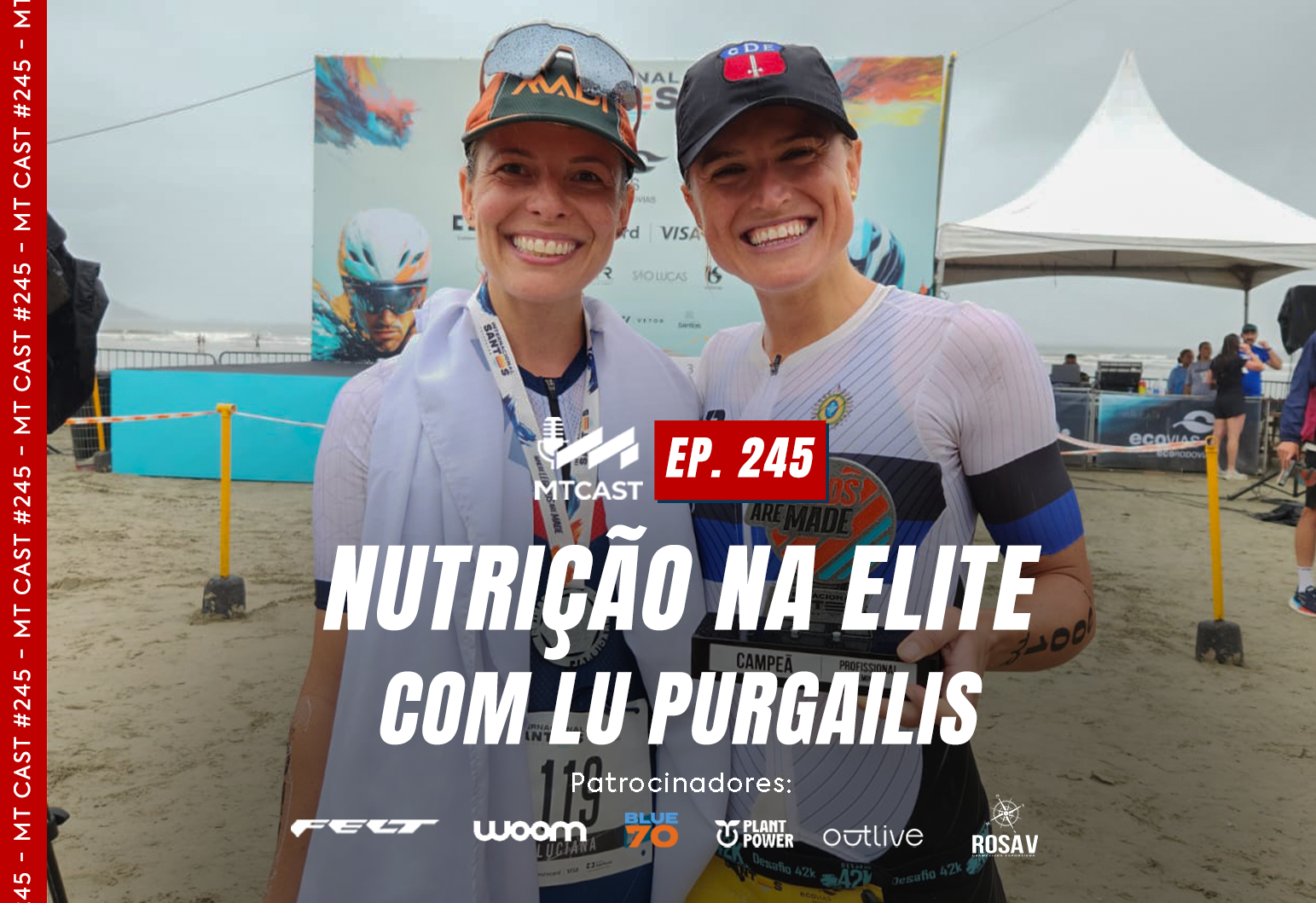 MT Cast #245 - Nutrição na Elite com Lu Purgailis